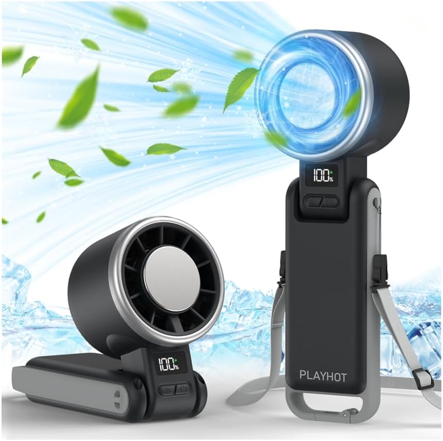 Instant-Cooling Fan - Black