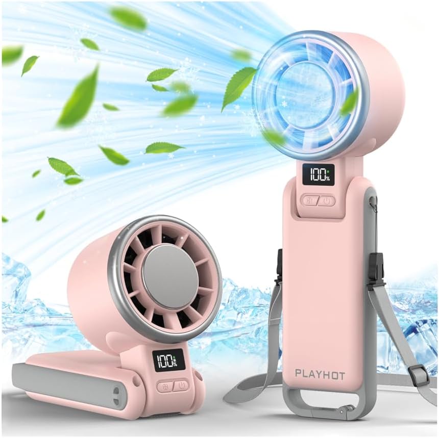 Instant-Cooling Fan - Pink