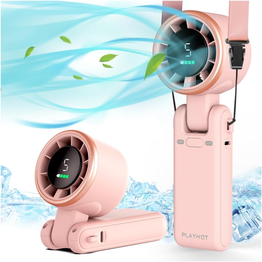 Turbo Handheld Fan - Pink