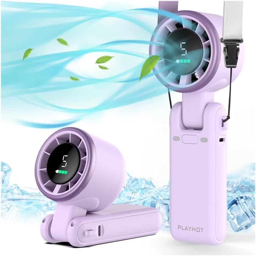 Turbo Handheld Fan - Purple