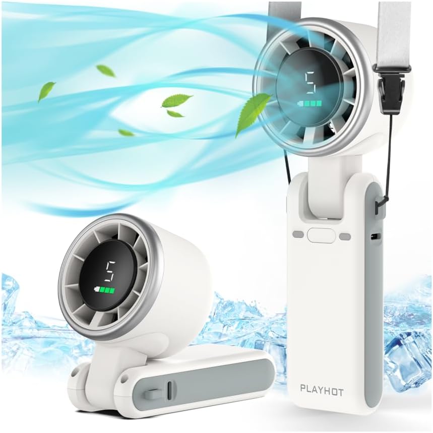 Turbo Handheld Fan - White